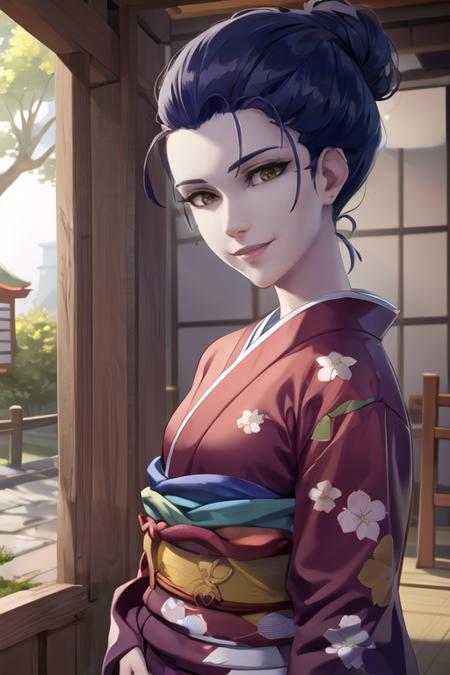 4291412015-2048537223-widowmaker, waist up, gentle smile, short bob hair, bright sunlight, japanese kimono, japanese temple, day, peaceful facial expr.png